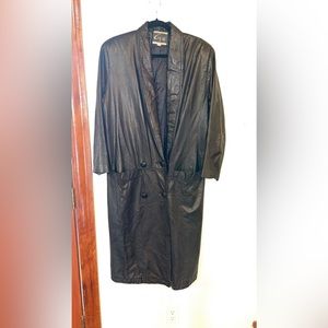 Black Leather Global Identity Jacket